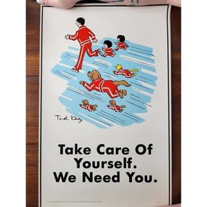 1985 Positive Attitude Poster #520 - Economics Press - Ted Key - Take Care
